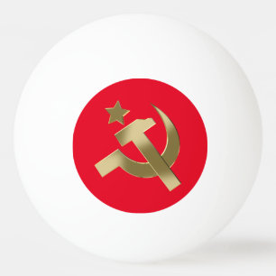 Pelota De Ping Pong Martillo y hoz
