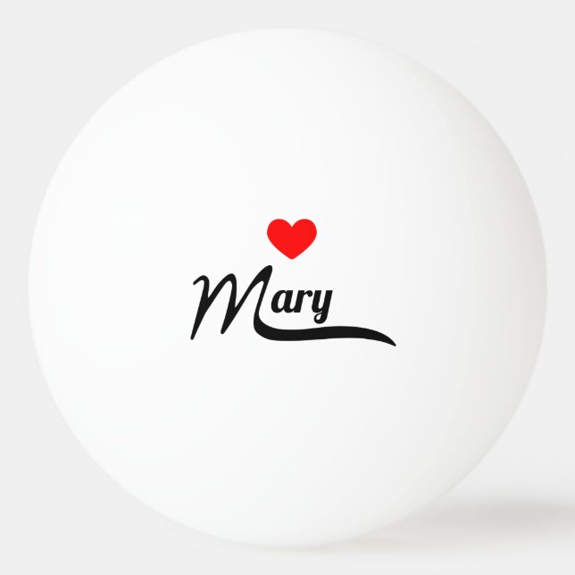 Pelota De Ping Pong Mary (Anverso)