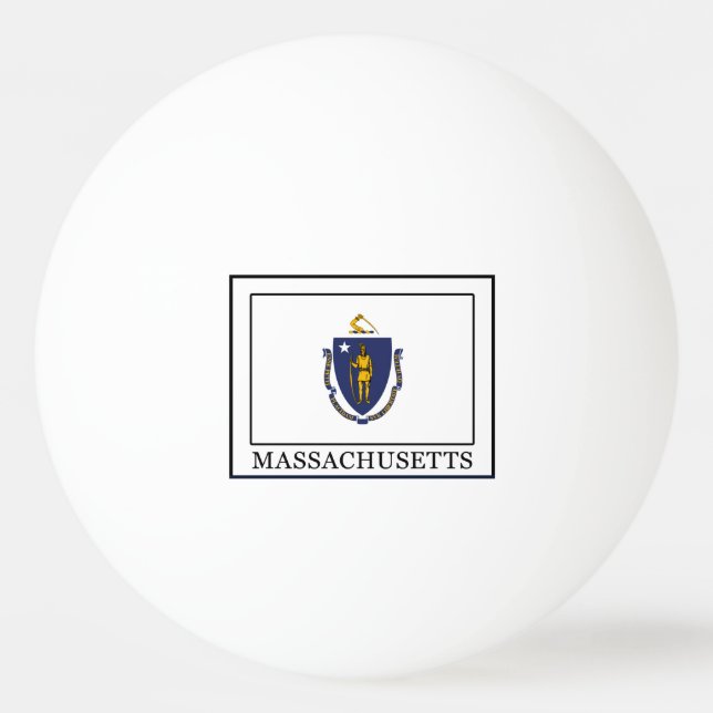 Pelota De Ping Pong Massachusetts (Anverso)