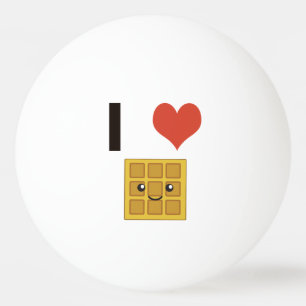 Pelota De Ping Pong Me encantan los waffles