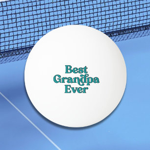 Pelota De Ping Pong Mejor Abuelo Retro Cita Día del Padre