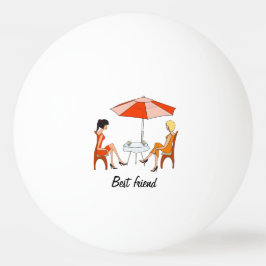 Pelota De Ping Pong Mejor amigo para siempre