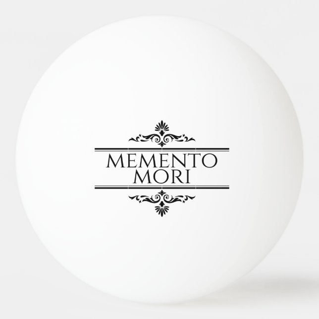 Pelota De Ping Pong Memento Mori (Anverso)