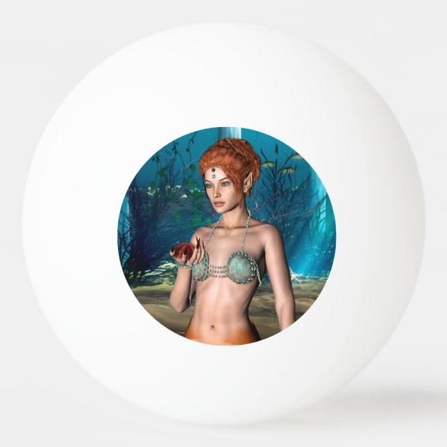 Pelota De Ping Pong Mermaid (Anverso)