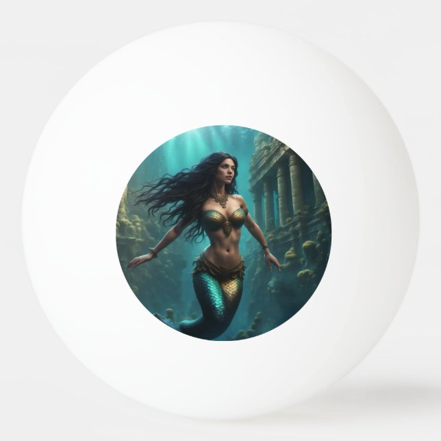 Pelota De Ping Pong Mermaid (Anverso)