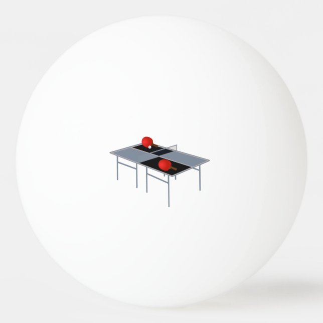 Pelota De Ping Pong Mesa De Ping Pong Con Gales, (Anverso)
