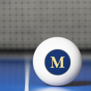 Pelota De Ping Pong Mesa de tenis de cerveza azul dorado personalizada