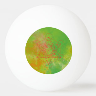Pelota De Ping Pong Metatron, chakra, zen, geométrico sagrado, ángel
