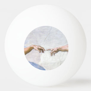 Pelota De Ping Pong Miguel Ángel - Creación de Adam aislado