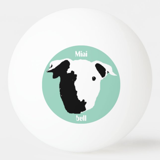 Pelota De Ping Pong mini toro (Anverso)