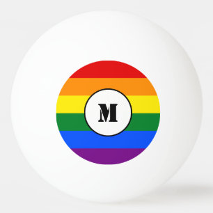 Pelota De Ping Pong Mochila Drawstring de bandera LGBT