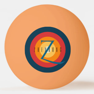 Pelota De Ping Pong Moderna Moda elegante Añadir nombre personalizado 