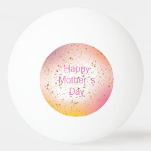 Pelota De Ping Pong Moderno Kawaii Rosa Mejor Mamá Día de la Madre De 
