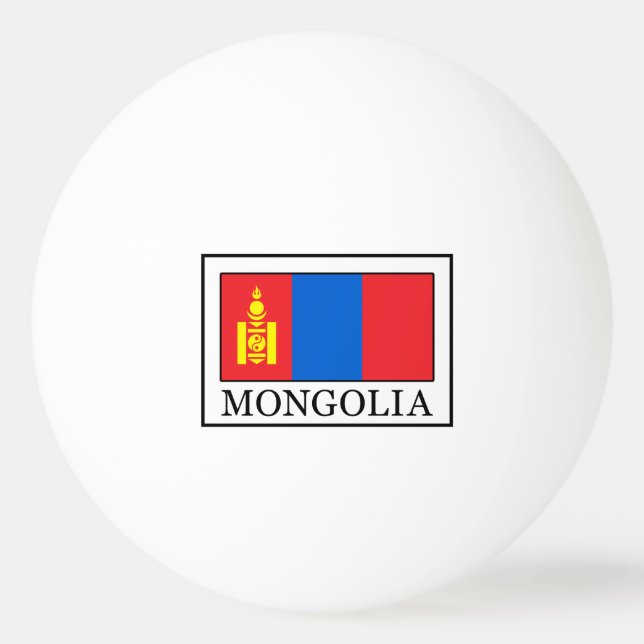 Pelota De Ping Pong Mongolia (Anverso)