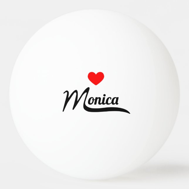 Pelota De Ping Pong Monica (Anverso)