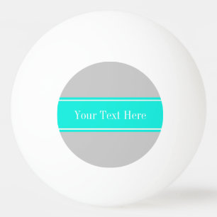 Pelota De Ping Pong Monograma con nombre de cinta acuática brillante y