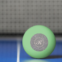 Monograma Gris moderno Terrazzo