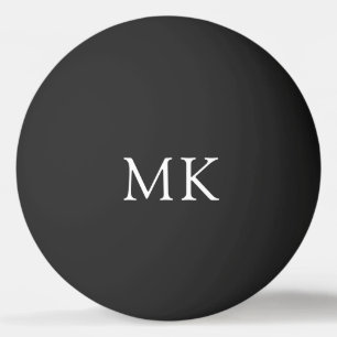 Pelota De Ping Pong Monograma inicial moderno personalizado
