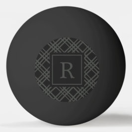 Pelota De Ping Pong Monograma moderno