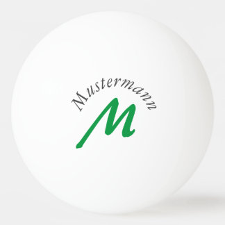 Pelota De Ping Pong Monogramo
