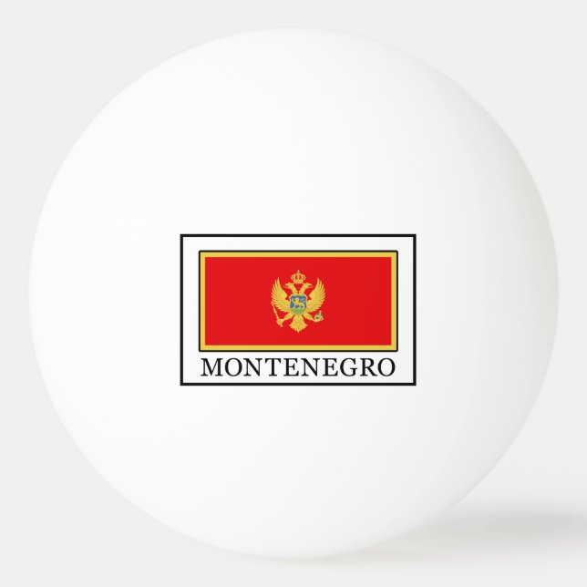 Pelota De Ping Pong Montenegro (Anverso)