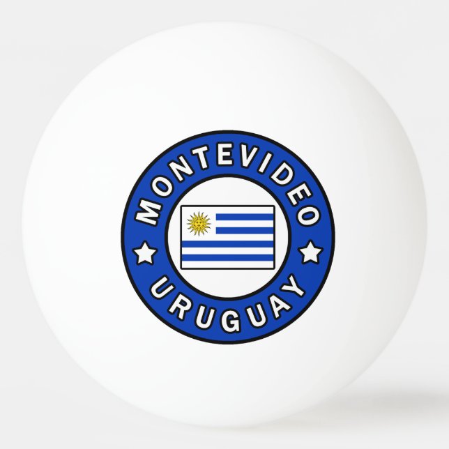 Pelota De Ping Pong Montevideo Uruguay (Anverso)