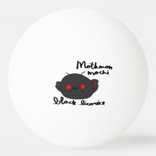 Pelota De Ping Pong Mothman Mochi Lindo Animal Divertido Mochi