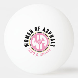 Pelota De Ping Pong Mujeres de Ping Pong Ball de Asfalto