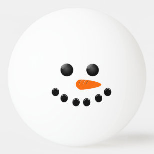 Pelota De Ping Pong Muñeco de nieve