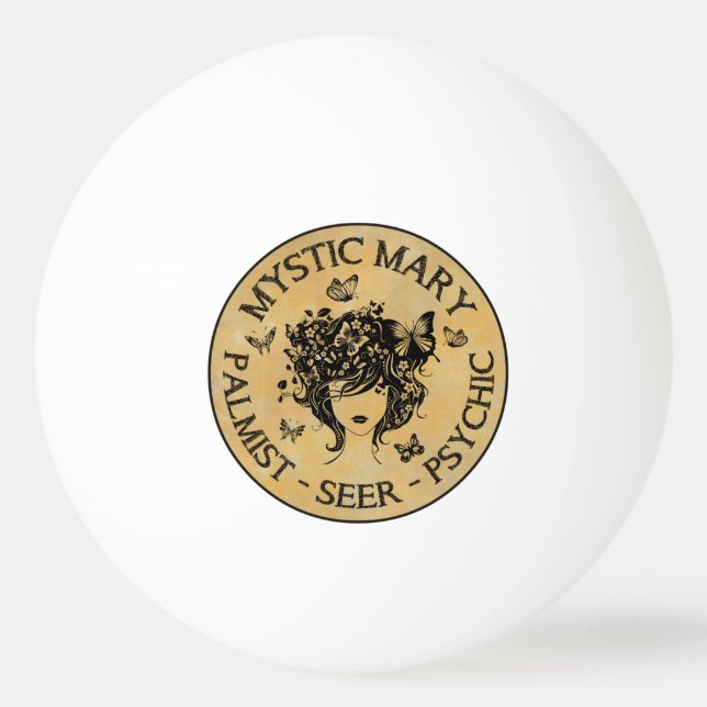 PELOTA DE PING PONG MYSTIC MARY (Anverso)