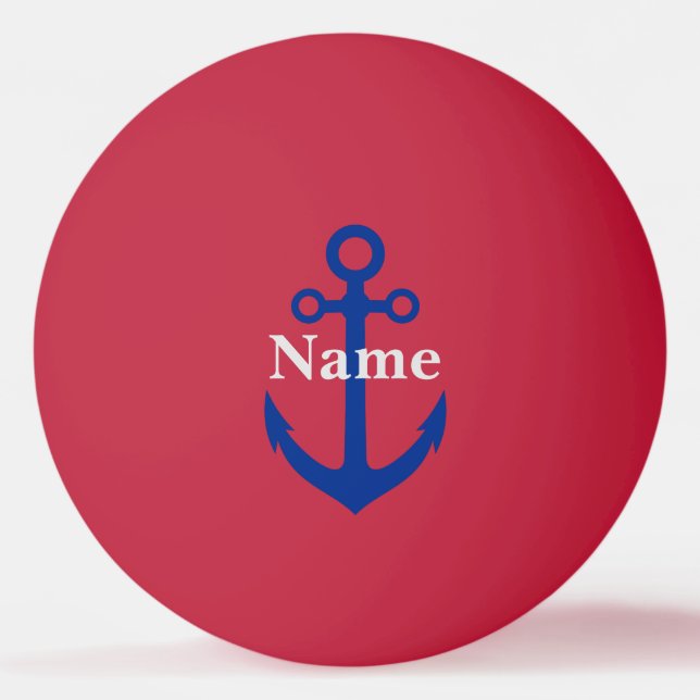 Pelota De Ping Pong Name Anker (Anverso)