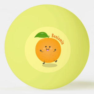 Pelota De Ping Pong Naranja de danza dulce cítricos