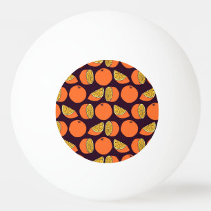 Pelota De Ping Pong Naranjas sin inconvenientes, textura vintage.