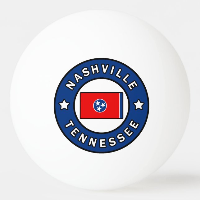 Pelota De Ping Pong Nashville Tennessee (Anverso)