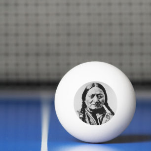 Pelota De Ping Pong Nativo Americano: Lakota Toro Sentado Fuerte Bufor