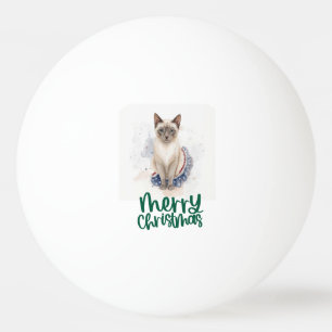 Pelota De Ping Pong Navidad para amantes de los gatos