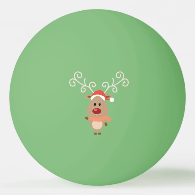 Pelota De Ping Pong Navidades (Anverso)