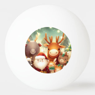 Pelota De Ping Pong Navidades Animales (8)