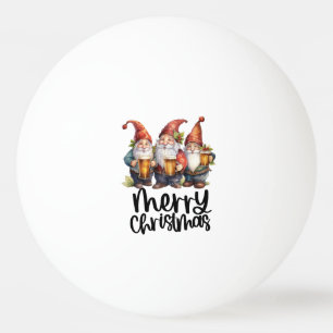 Pelota De Ping Pong Navidades con tema de cerveza