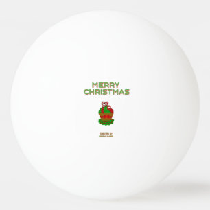 Pelota De Ping Pong Navidades Cupcake Ping Pong Ball