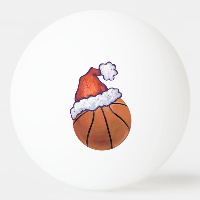 Pelota De Ping Pong Navidades de baloncesto (Reverso)