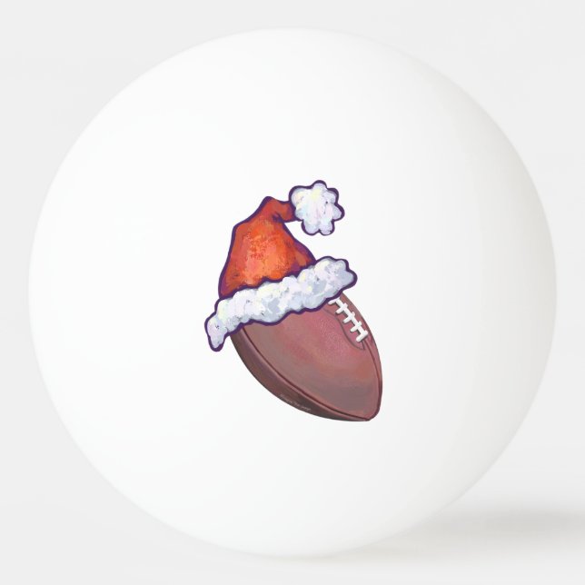 Pelota De Ping Pong Navidades de fútbol (Reverso)