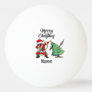 Pelota De Ping Pong Navidades de Ping pong Dabbing Santa Claus