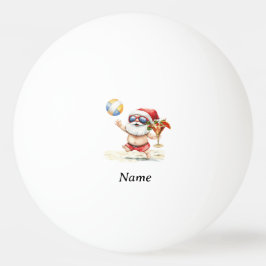 Pelota De Ping Pong Navidades de Ping pong Santa Claus