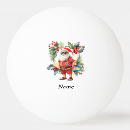 Pelota De Ping Pong Navidades de Ping pong Santa Claus