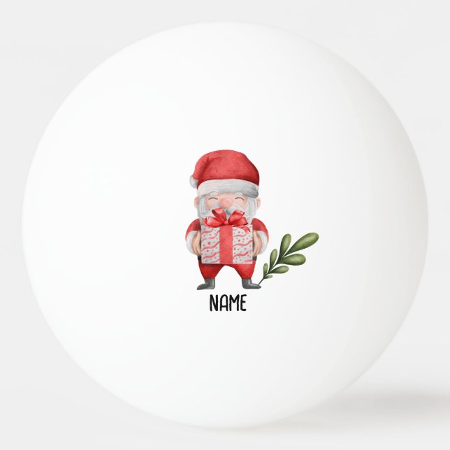 Pelota De Ping Pong Navidades de Ping pong Santa Claus (Anverso)