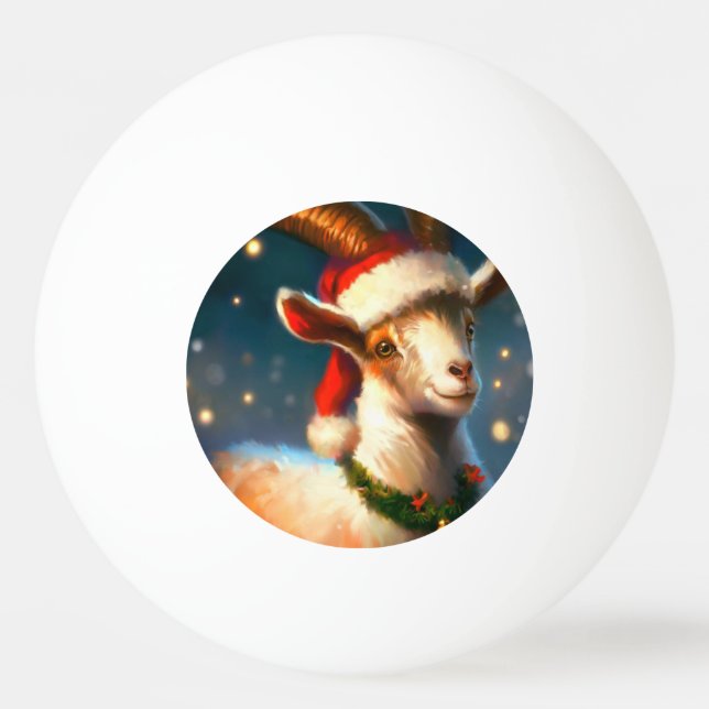 Pelota De Ping Pong Navidades Goat (2) (Anverso)