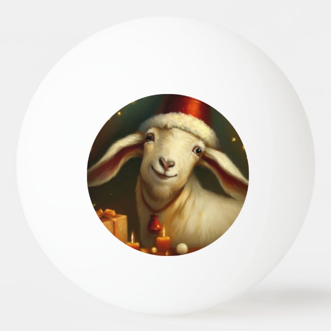 Pelota De Ping Pong Navidades Goat (3) (Anverso)