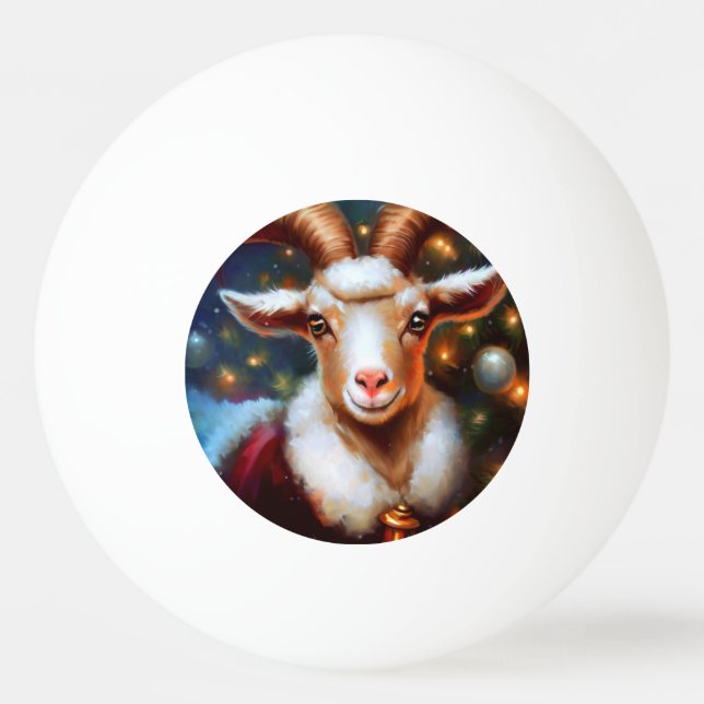 Pelota De Ping Pong Navidades Goat (4) (Anverso)