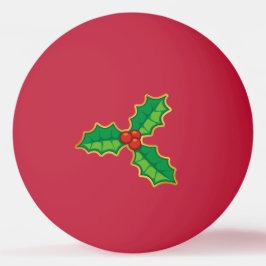 Pelota De Ping Pong Navidades holly
